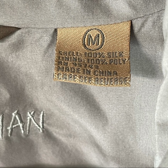 Bobby Chan 1/2 Zip golf Jacket Vest Silk M - Picture 4 of 8